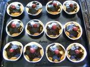 Kirschen - Fantamuffin's mit Schoko - Chilliglasur - Rezept