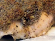 Rezept: Hähnchenbrust mit Mohnkruste Hähnchenbrust mit Mohnkruste - Rezept