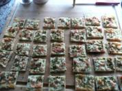 PIZZA / TARTE / Flammkuchen mit Lachs - Rezept