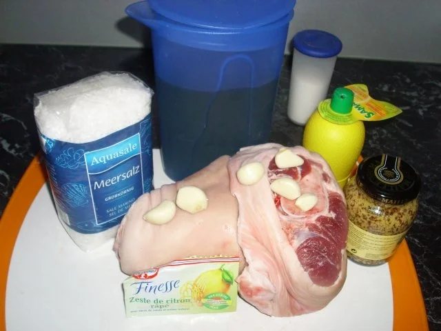 Senf-Haxe vom Grill - Rezept - Bild Nr. 2