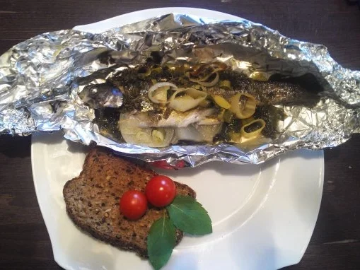 Abend Ofenforelle - Rezept