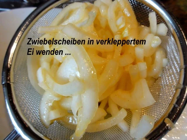 Fleisch:   STIELKOTELETT mit panierten Zwiebeln - Rezept - Bild Nr. 7