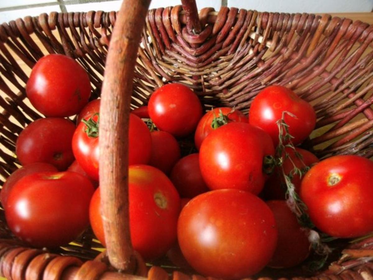 Tomatensuppe mit Reis und käsigen Hackbällchen - Rezept - Bild Nr. 3