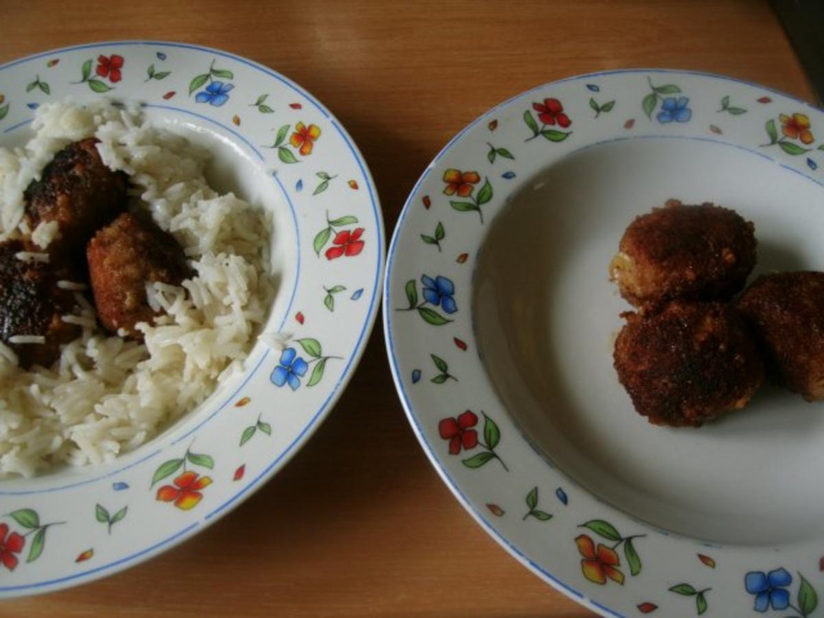 Tomatensuppe mit Reis und käsigen Hackbällchen - Rezept - Bild Nr. 16