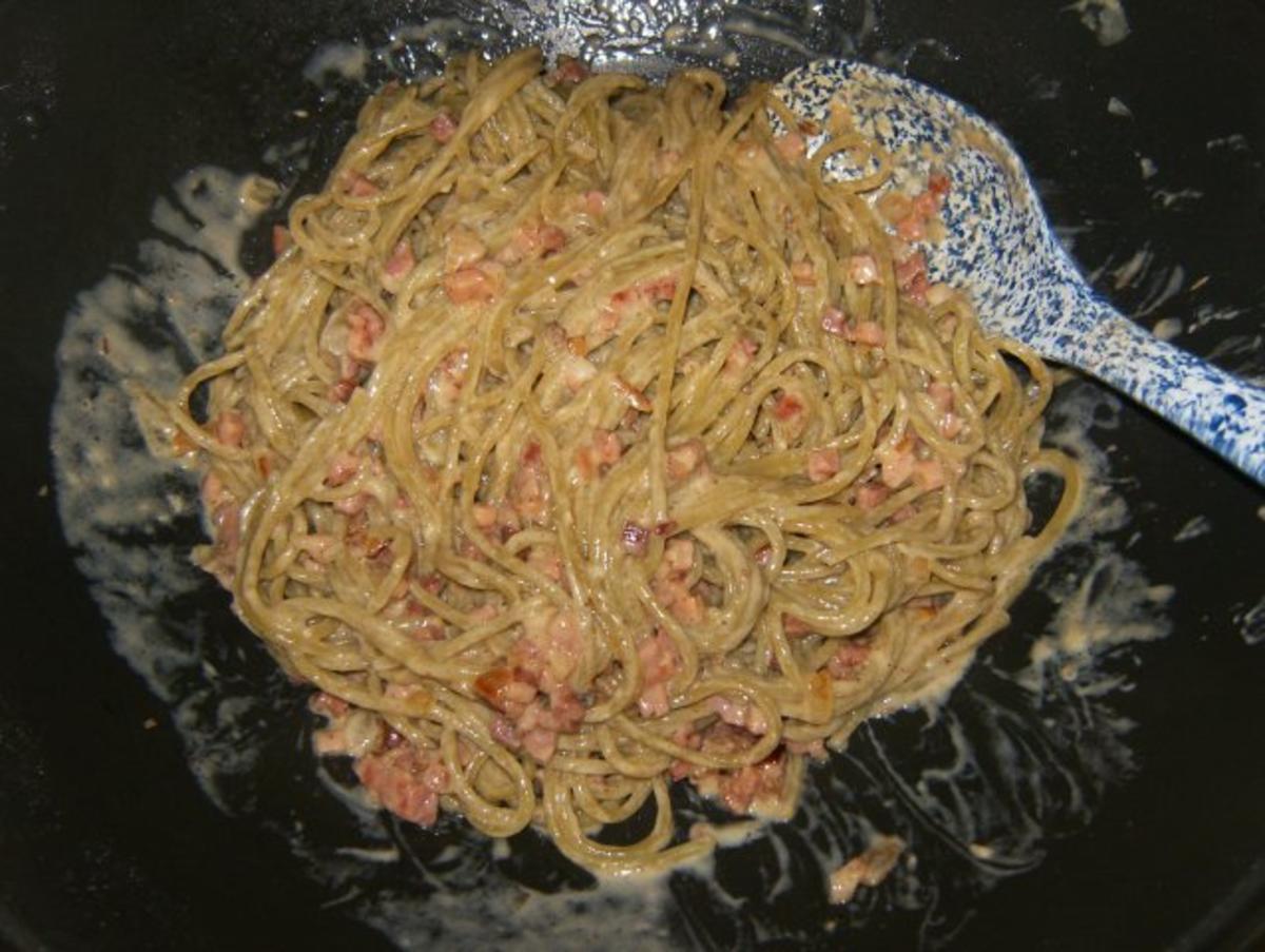 Spaghetti Verdi Carbonara - Rezept