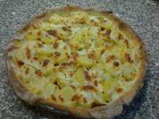 Pikante Kartoffel-Pizza - Rezept