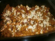 Mediterraner Nudelauflauf mit Feta überbacken - Rezept