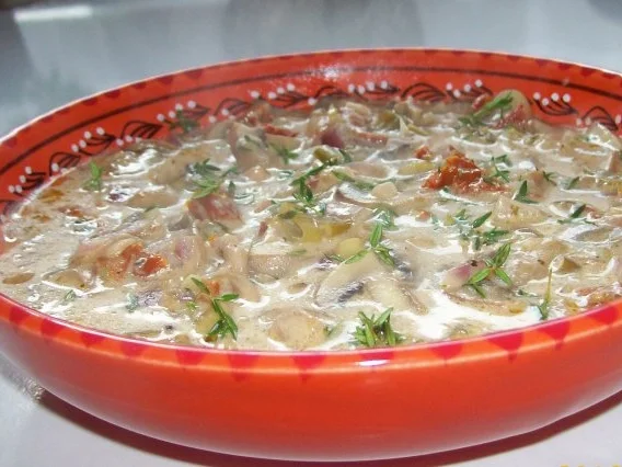 Rezept: Beilagen: Würzige-Champignon-Zwiebel-Pfanne Bild Nr. 6 Beilagen: Würzige-Champignon-Zwiebel-Pfanne - Rezept - Bild Nr. 6