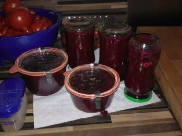 Pflaumen - Birne mit Lebkuchengewürz - Rezept