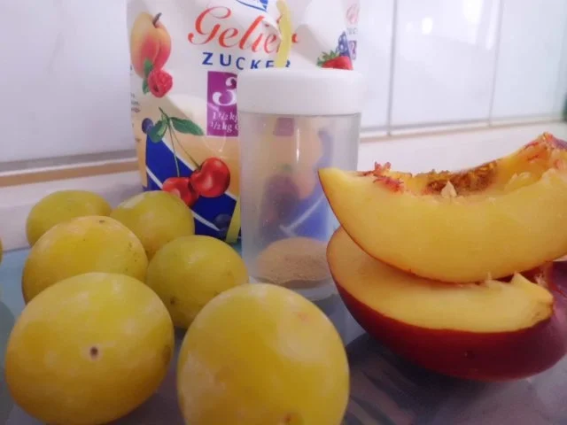 Aufstrich, süß: Mirabellen-Konfitüre mit Nektarine und Ingwer - Rezept - Bild Nr. 2