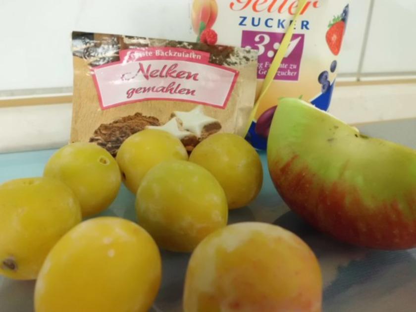 Aufstrich, süß: Mirabellen Konfitüre mit Apfel und Nelken - einfach ...