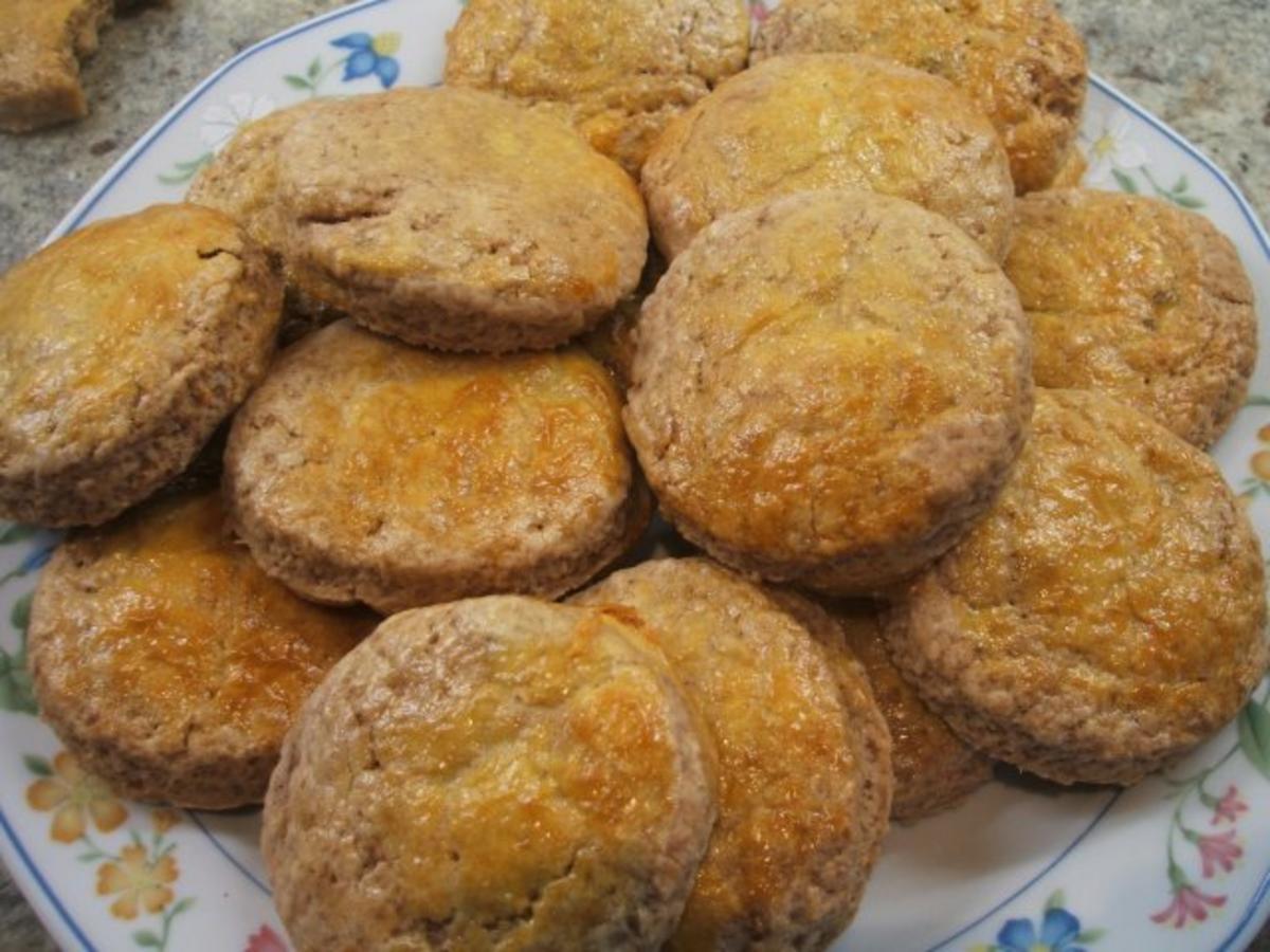 Backen: Scones mit Nutella und Krokantfüllung - Rezept - Bild Nr. 7