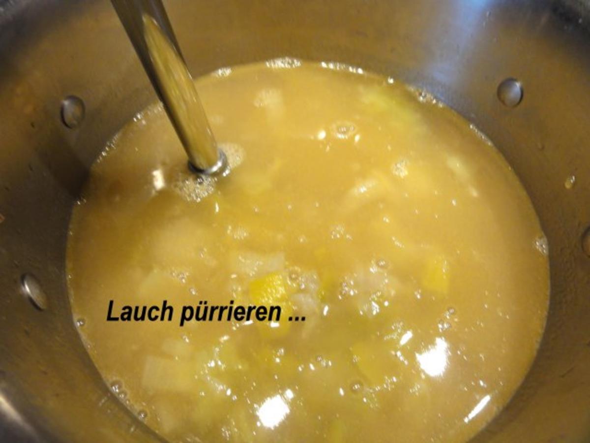 Suppe:    LAUCHCREMSÜPPCHEN mit Croûtons - Rezept - Bild Nr. 6