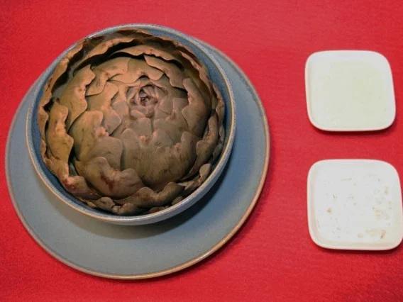 Artischocken mit zweierlei Dip - Rezept