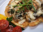 Kartoffeln: Kartoffel-Eierkuchen, herzhaft überbacken - Rezept