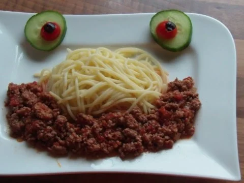 Rezept: lustige Nudeln lustige Nudeln - Rezept