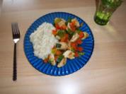 Bunte Hähnchen-Gemüse-Pfanne - Rezept