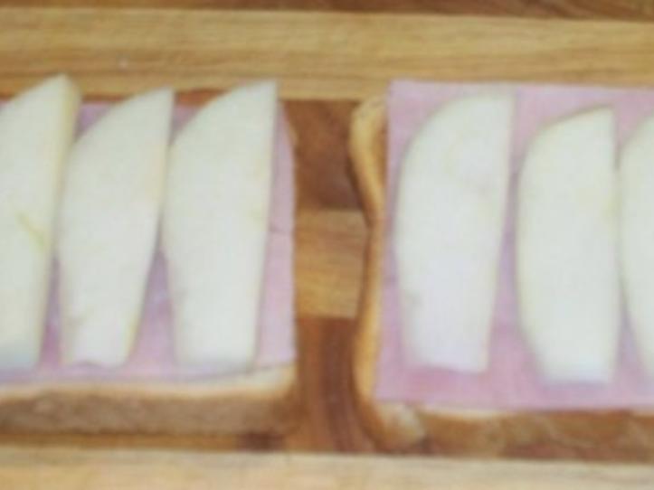 Toast Mit Schinken Birnen Und Camembert Rezept Kochbar De