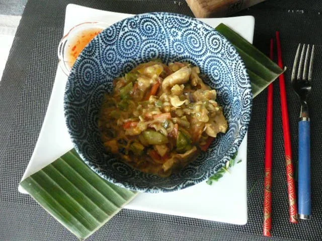 GEFLÜGEL / ASIATISCHE PFANNE ,mit viel Gemüse - Rezept - Bild Nr. 5