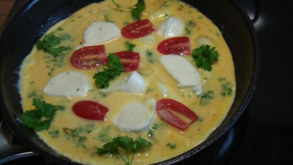 Tomaten-Mozzarella-Omelett - Rezept - Bild Nr. 6