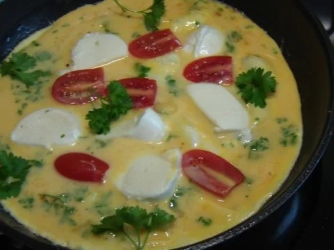 Tomaten-Mozzarella-Omelett - Rezept - Bild Nr. 6