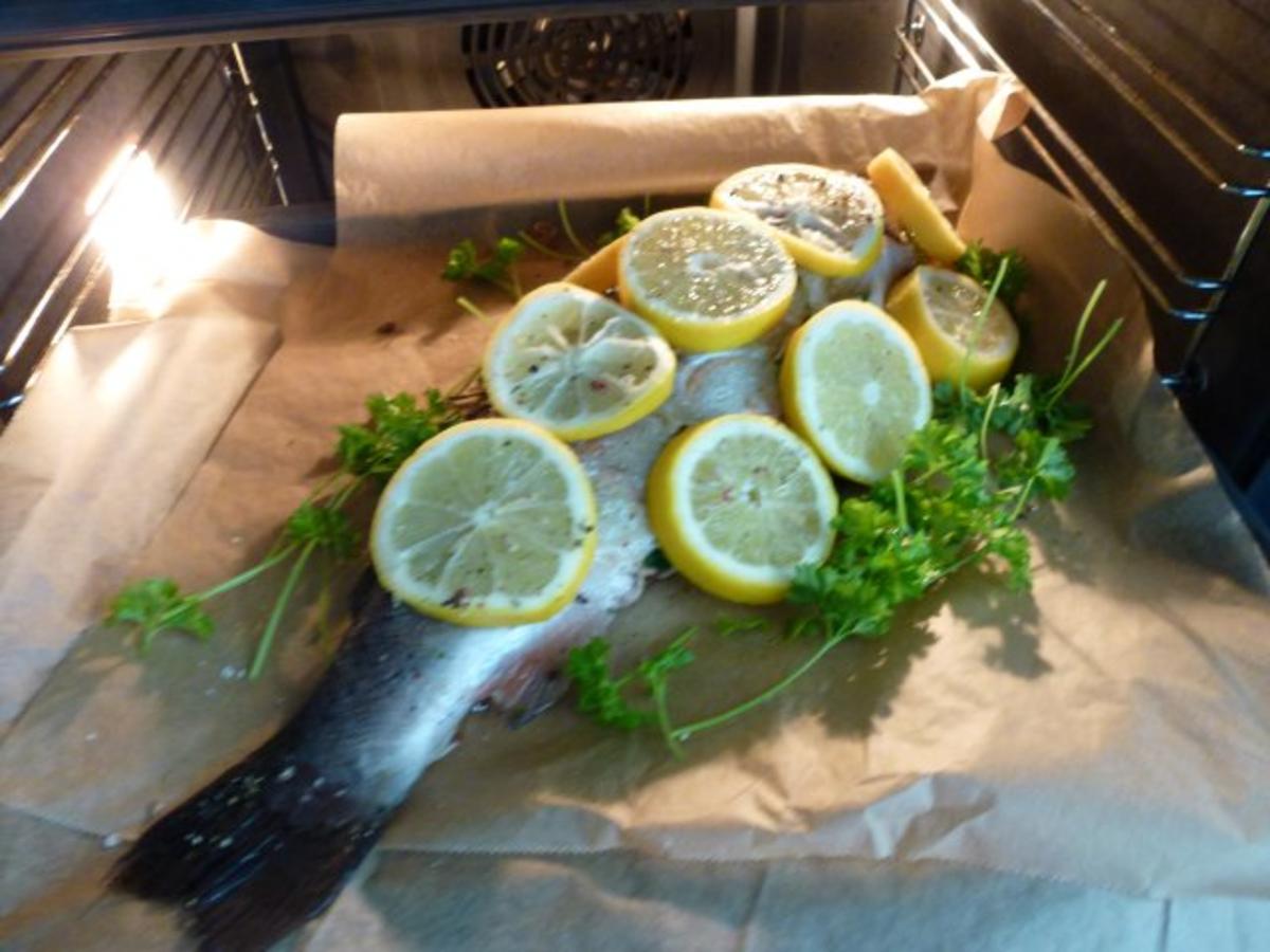 Zitronen-Kräuterforelle mit Weintraubensauce - Rezept - Bild Nr. 5