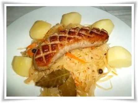 ※ Bratwurst am Sauerkraut und Salzkartoffeln dazu ※ - Rezept - Bild Nr. 11