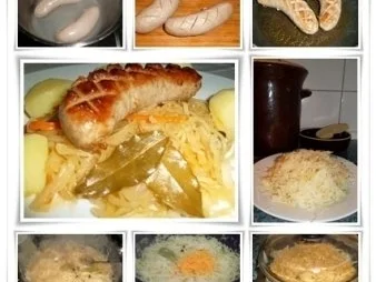 ※ Bratwurst am Sauerkraut und Salzkartoffeln dazu ※ - Rezept - Bild Nr. 2