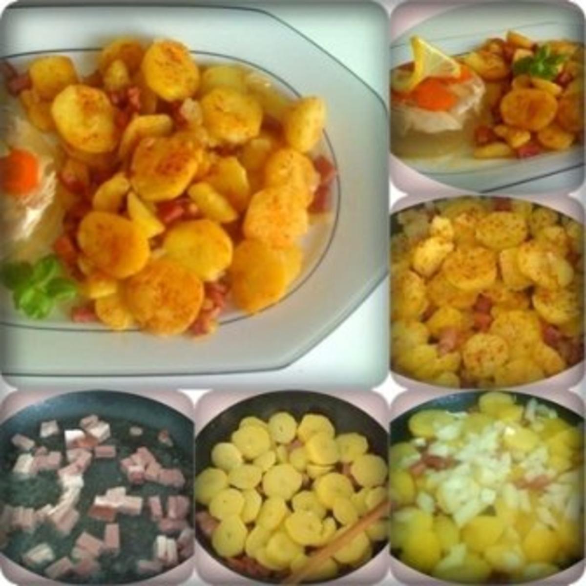 ❈ Bratkartoffeln mit sommerlicher Hühnersülze ❈ - Rezept - Bild Nr. 2