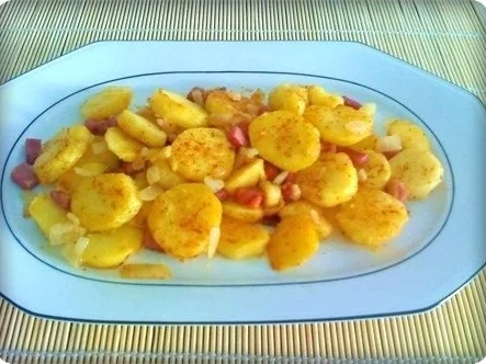 ❈ Bratkartoffeln mit sommerlicher Hühnersülze ❈ - Rezept - Bild Nr. 8