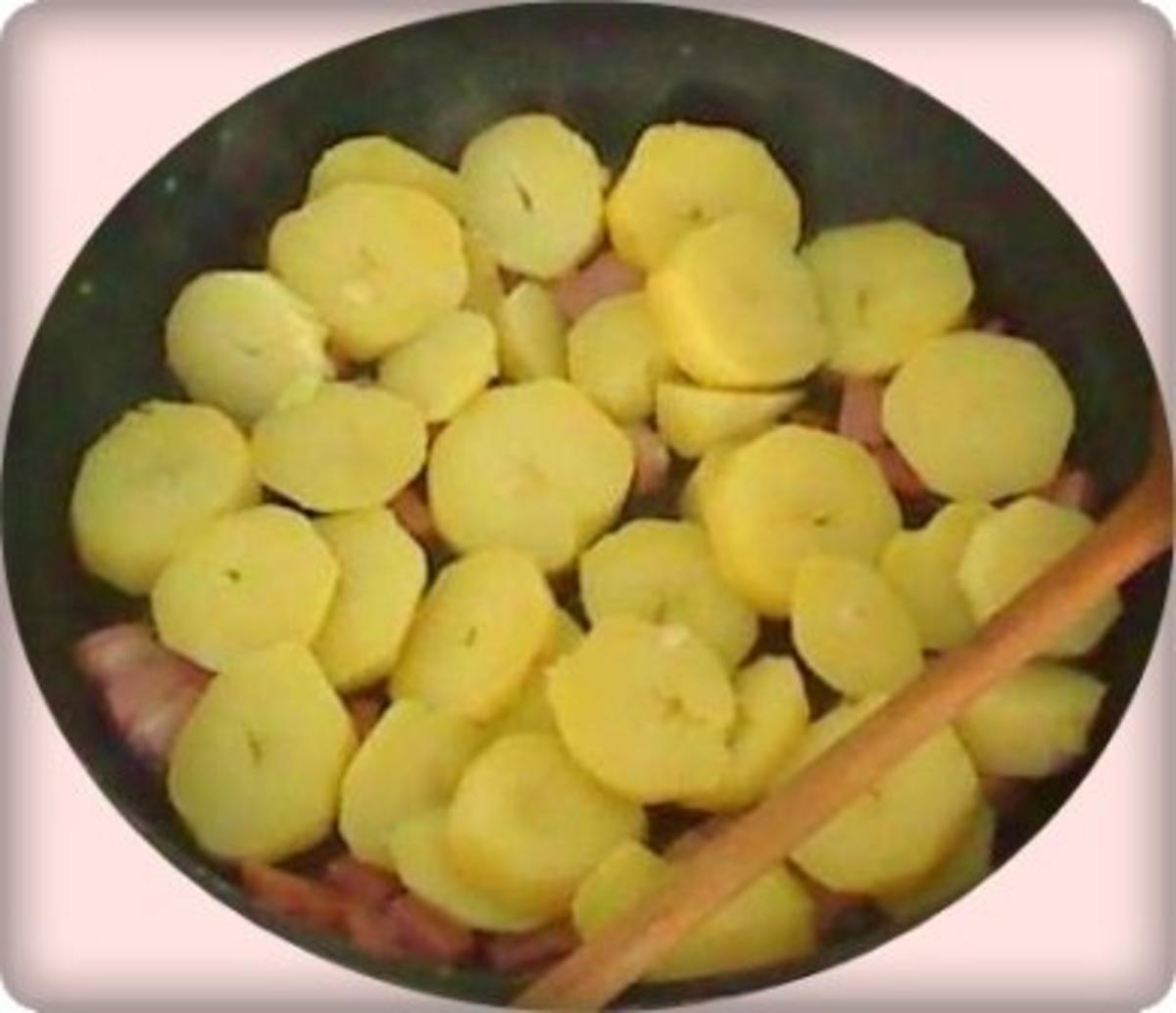 ❈ Bratkartoffeln mit sommerlicher Hühnersülze ❈ - Rezept - Bild Nr. 5