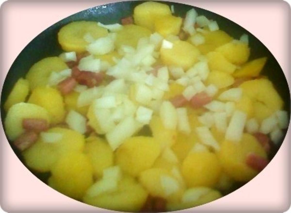 ❈ Bratkartoffeln mit sommerlicher Hühnersülze ❈ - Rezept - Bild Nr. 6