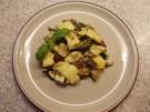 Zucchiniauflauf mit Dinkel und Walnußsoße - Rezept