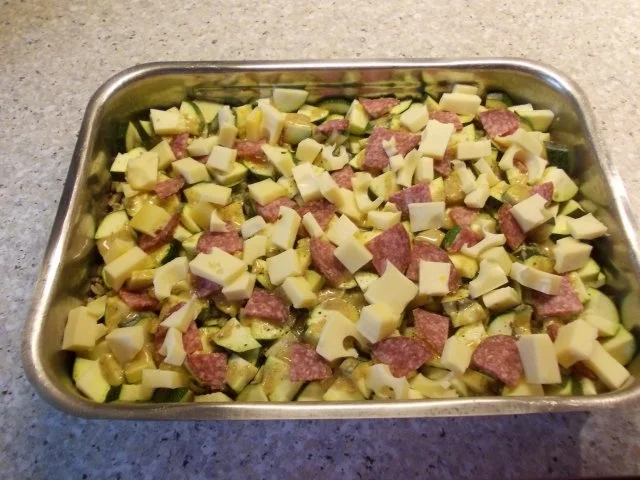 Zucchiniauflauf mit Dinkel und Walnußsoße - Rezept - Bild Nr. 9