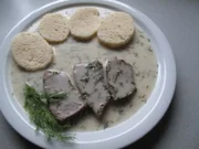 Böhmische Dill-Rahmsoße "Koprova omacka" mit Knödeln - Rezept