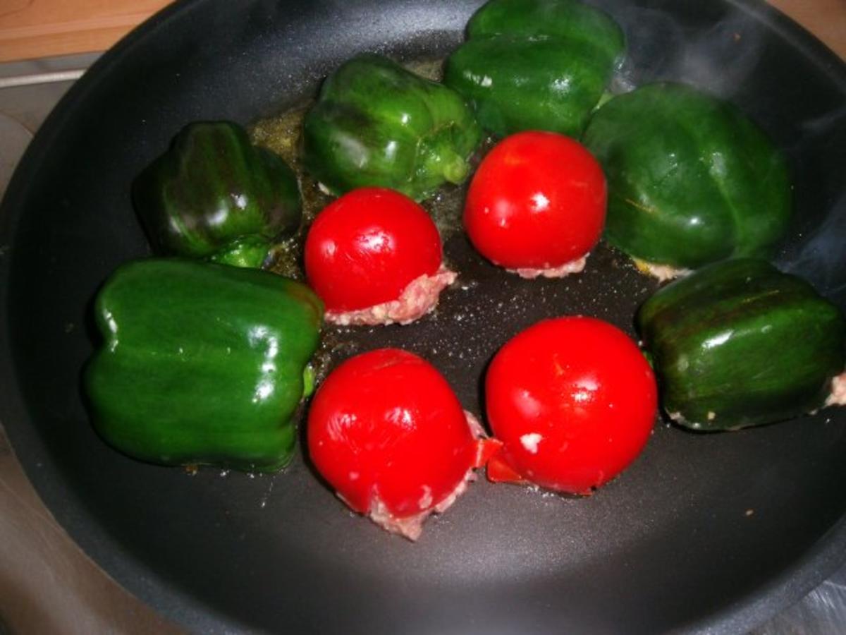 mediteran gefüllte  Tomaten und Paprikaschoten - Rezept - Bild Nr. 6