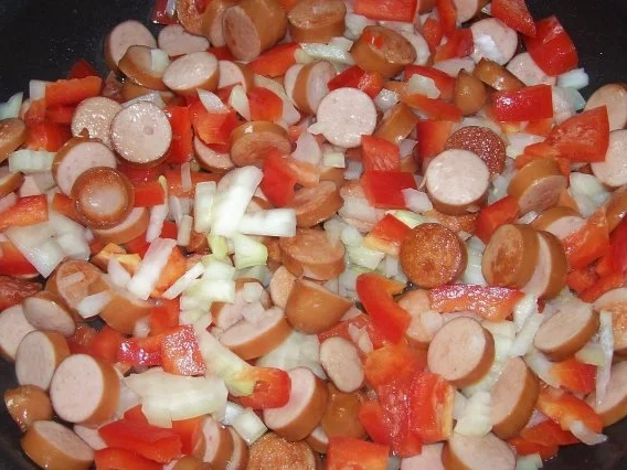 Rezept: Kartoffelauflauf "Hot Dog Style" Bild Nr. 3 Kartoffelauflauf "Hot Dog Style" - Rezept - Bild Nr. 3