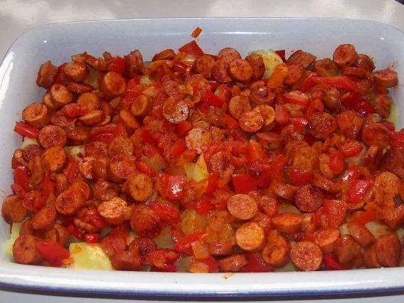 Rezept: Kartoffelauflauf "Hot Dog Style" Bild Nr. 8 Kartoffelauflauf "Hot Dog Style" - Rezept - Bild Nr. 8