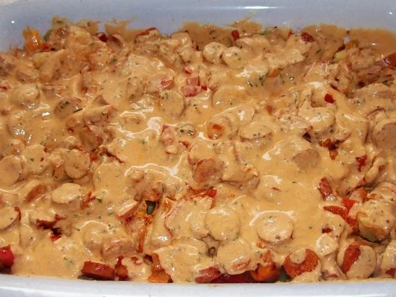 Rezept: Kartoffelauflauf "Hot Dog Style" Bild Nr. 9 Kartoffelauflauf "Hot Dog Style" - Rezept - Bild Nr. 9