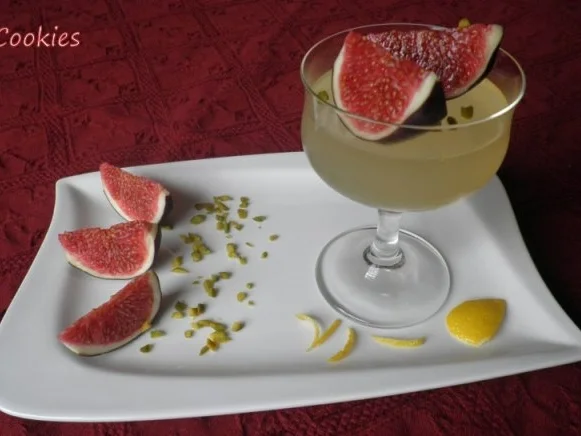 Zitronen - Weingelee mit marinierten Feigen - Rezept