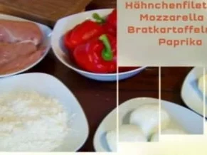 Rezept: Hähnchenfilets mit Mozzarella Hähnchenfilets mit Mozzarella - Rezept