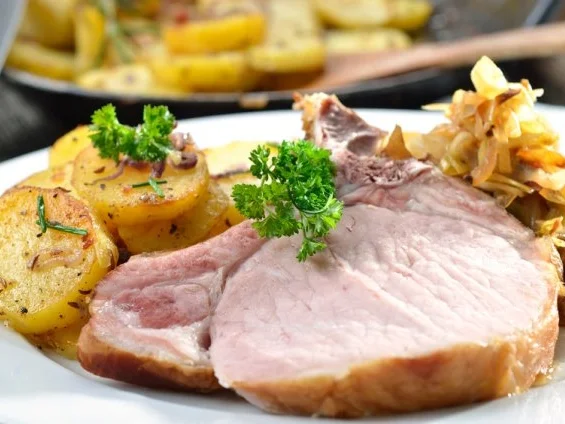 Rezept: Kartoffelpfanne mit Kassler Kartoffelpfanne mit Kassler - Rezept