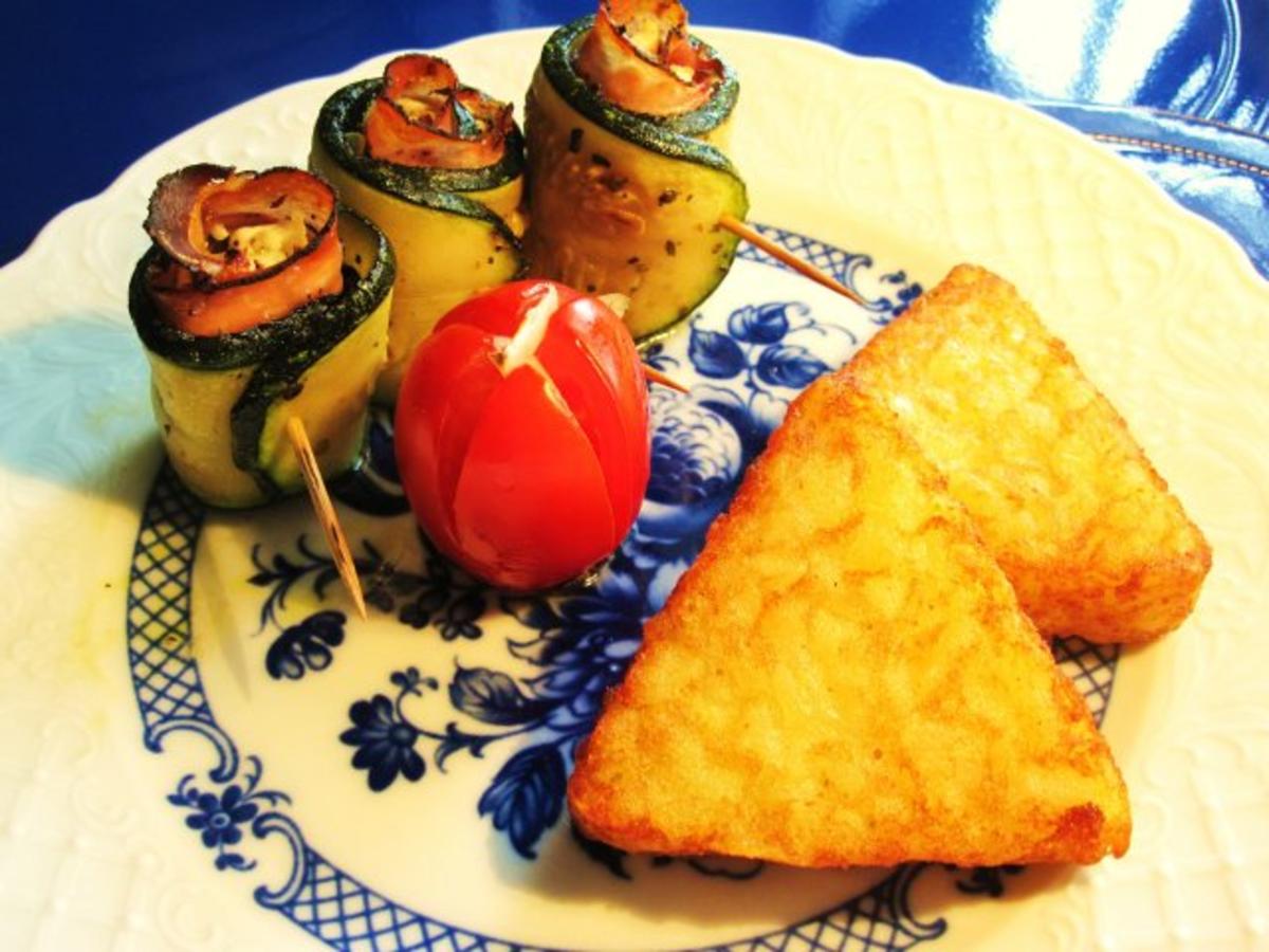 Bilder für Zucchini-Röllchen - mediterran ... - Rezept