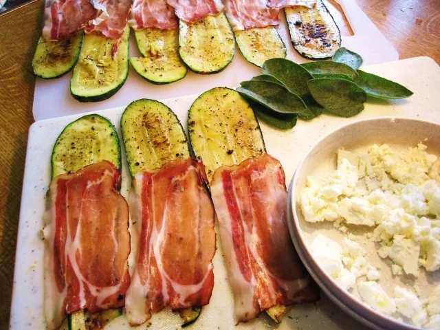 Zucchini-Röllchen - mediterran ... - Rezept - Bild Nr. 3