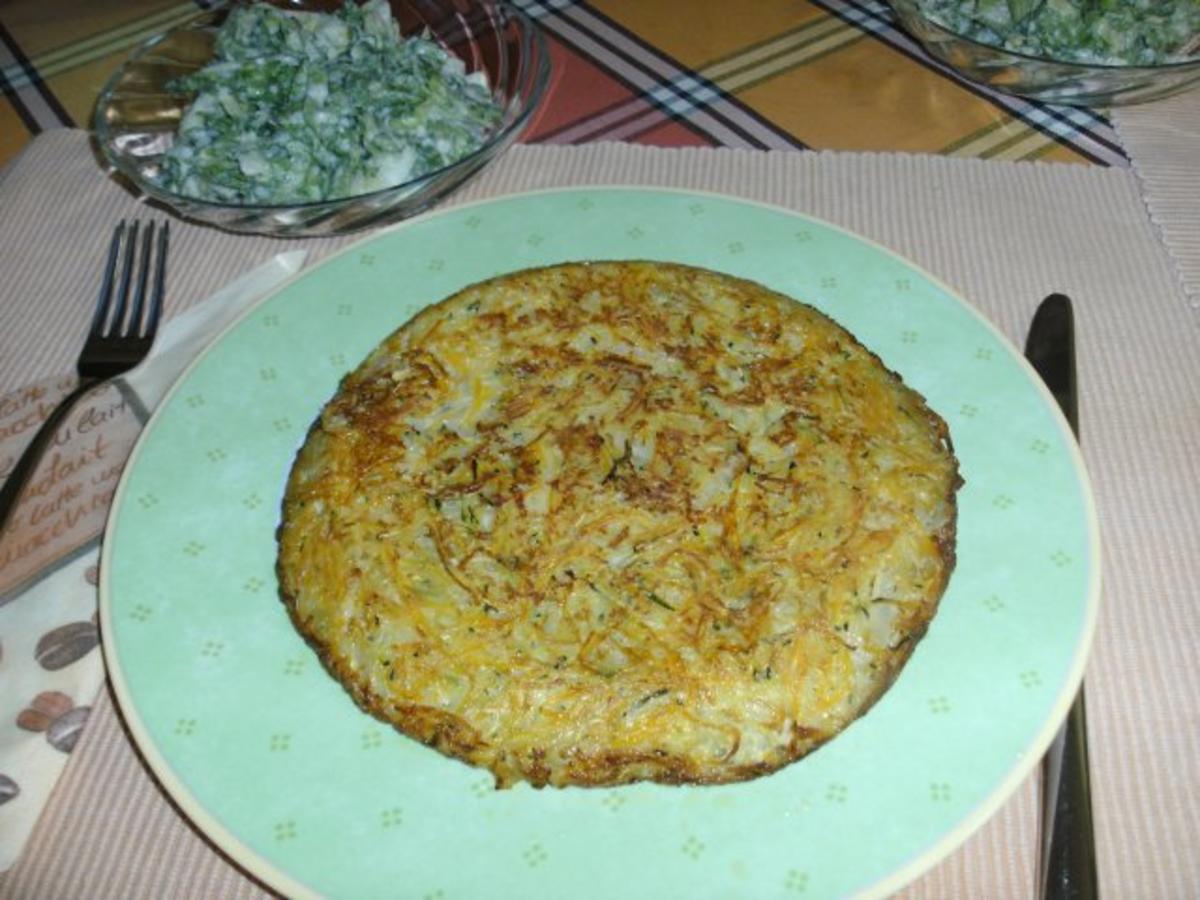Zucchini-Möhren-Kartoffelpuffer XL - Rezept - Bild Nr. 9