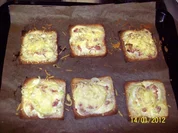 Flammkuchen-Pizza -Toast - Rezept
