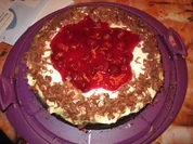 Frankreich trifft den Schwarzwald - Schwarzwälderkirsch Tarte - Rezept