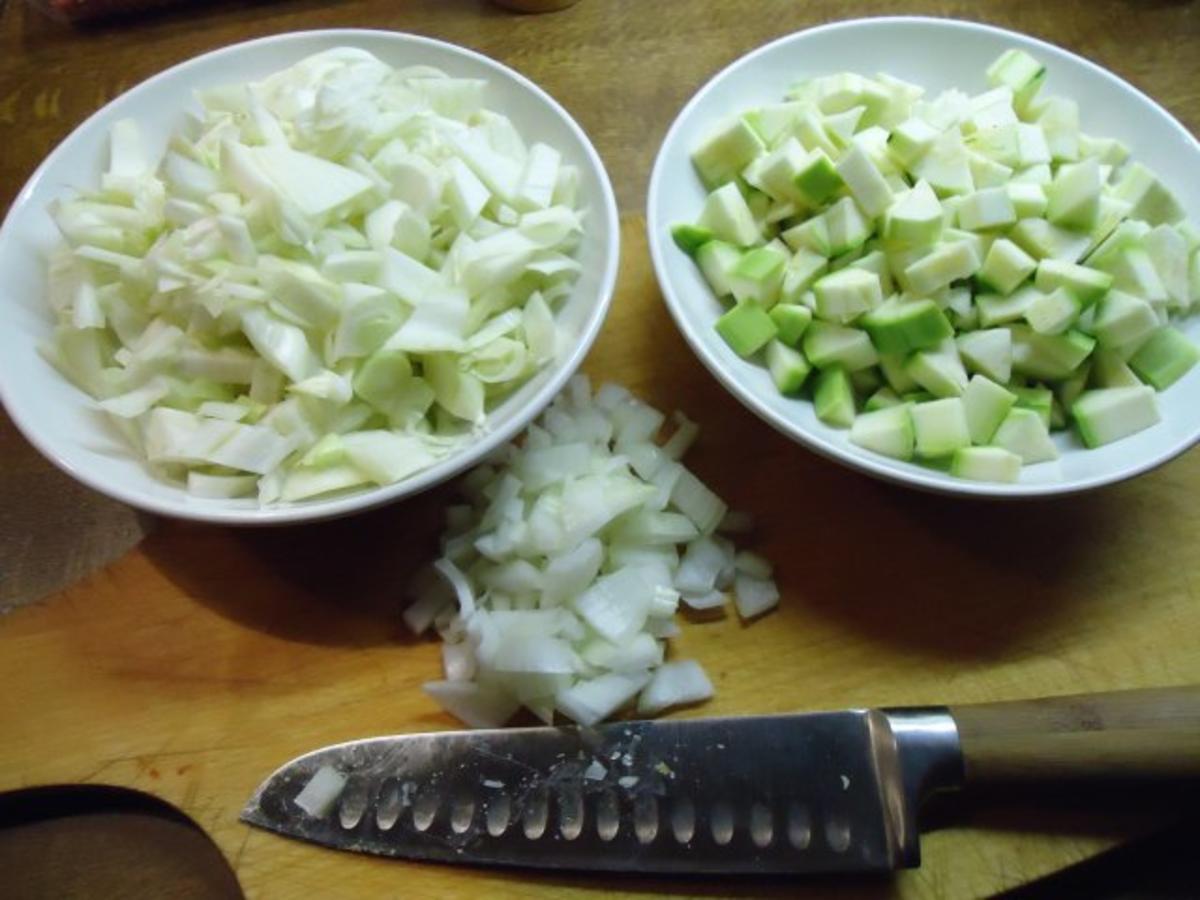 Hackfleischtopf mit Fenchel und Zucchini - Rezept von Redbarett