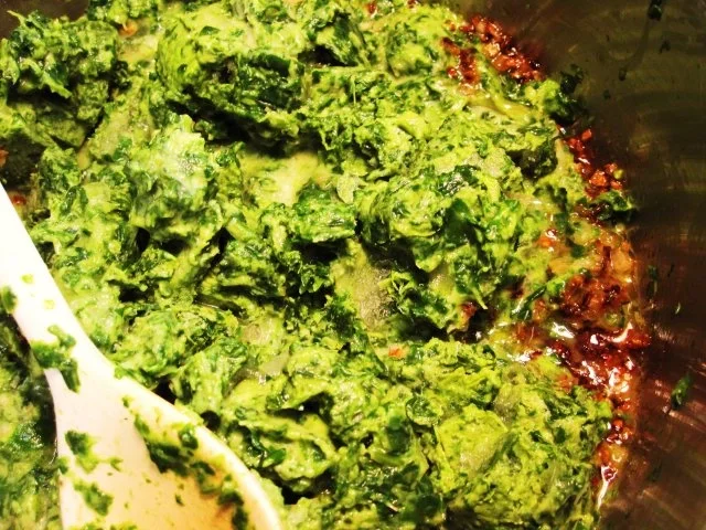 Rahmspinat mit gebräunten Zwiebeln - Rezept - Bild Nr. 5