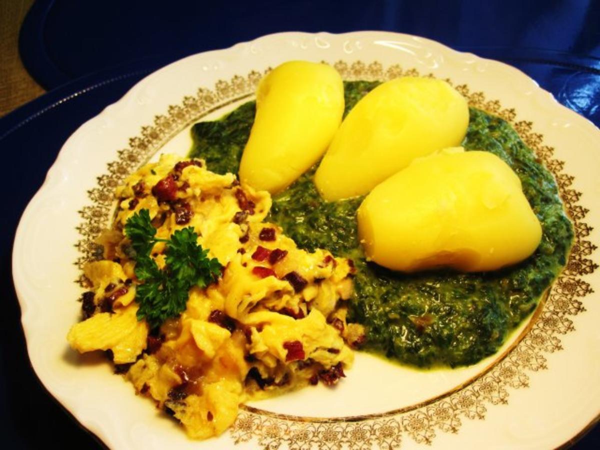 Rahmspinat mit gebräunten Zwiebeln - Rezept - Bild Nr. 6